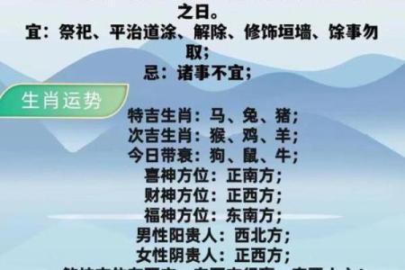 动土万年历