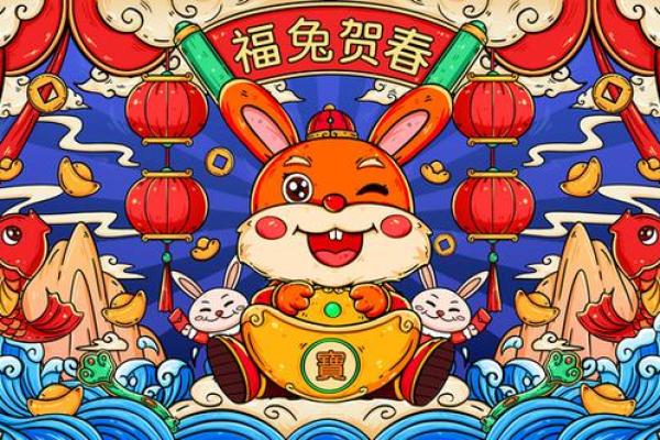2023兔年绘画