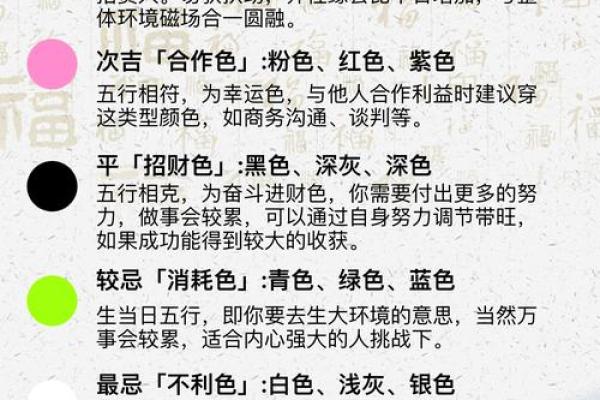 2025年3月8日五行穿衣指南
