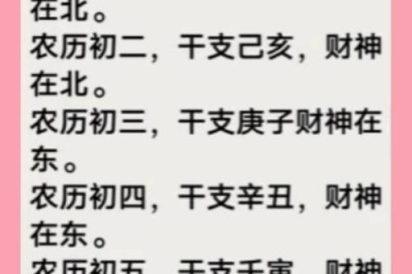 2025初一财神在哪个方向