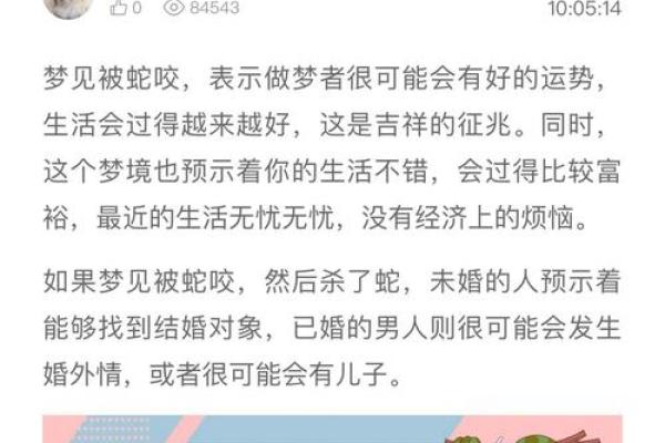 梦到被蛇咬是什么意思