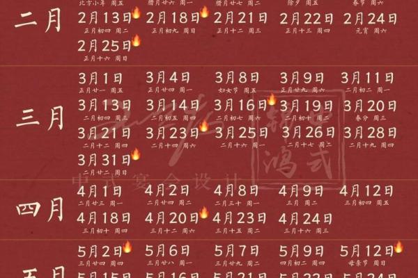 2024年结婚吉日