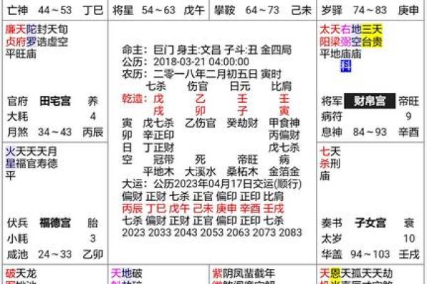 2025年3月28日寅时女命紫微斗数全解盘