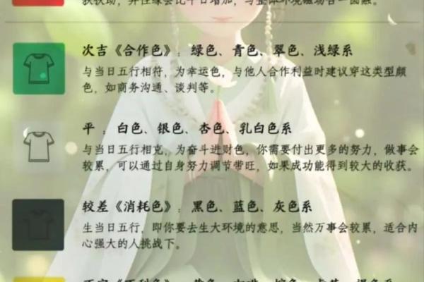 2021年10月14日五行穿衣