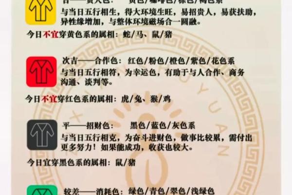 2025年4月21日每日穿衣五行颜色运势