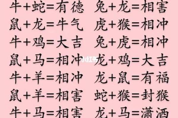 姻缘配对属相婚配表_属相婚配表姻缘配对指南助你找到最佳伴侣