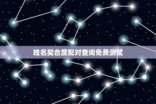 姓名缘分配对测试免费姓名配对_姓名配对测算缘分