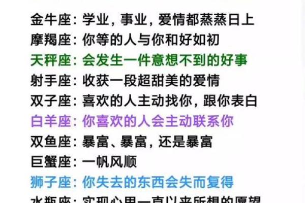 陶白白本周星座运势2025最新 陶白白本周星座运势什么时候更新