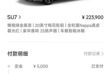 四月份提车