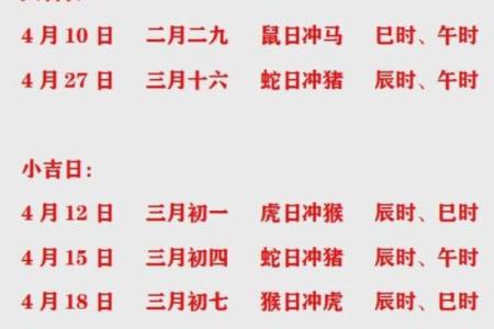 2021年4月提车最佳吉日期是哪天
