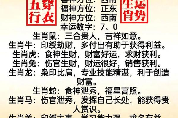 2025年4月29日生肖运势详解
