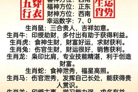 2025年4月29日生肖运势详解