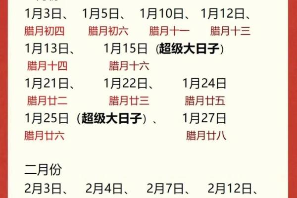 2025年开业黄道吉日专用日历