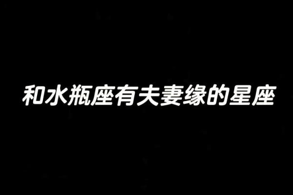 双子座跟水瓶座的相配率是多少(双子座和水瓶配对)