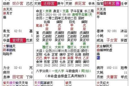 2025年4月21日辰时女命紫微斗数全解盘