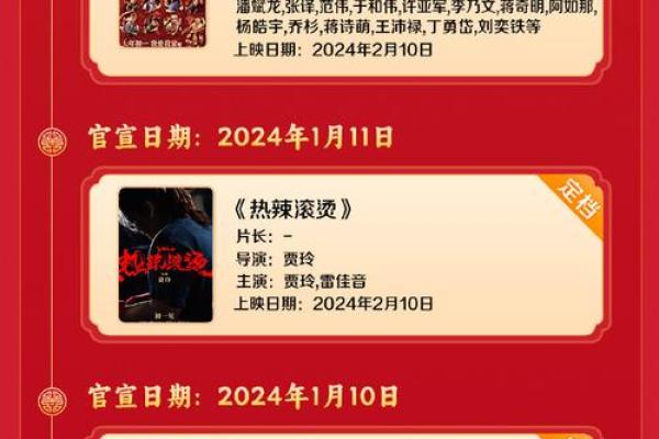 大年初一上映的电影有哪些2020