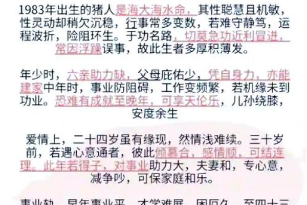2025年属猪男1983年出生全年运势详解