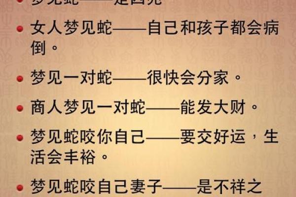 梦到两条蛇
